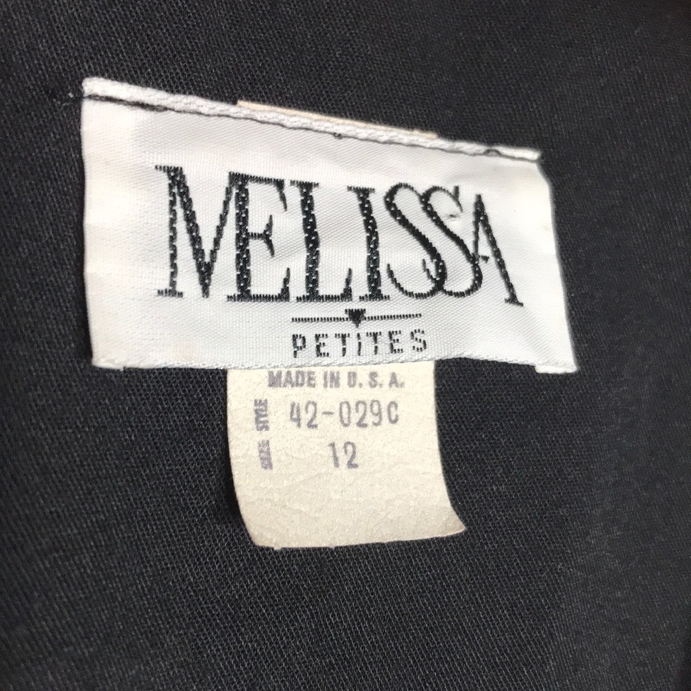 Vintage Melissa Puffy Sleeves Floral Blouse and Skirt Set - Picture 11 of 12
